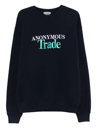 J.W.Anderson Anonymous Trade sweatshirt - men - Cotton - M - Blue