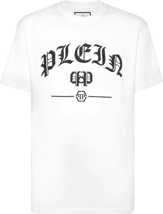 Philipp Plein T-Shirt Ronde Hals Tattoo - Heren - T-shirts - Wit - 4XL - Katoen - Tops