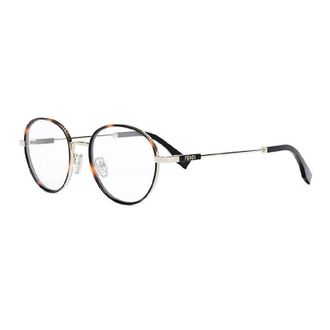 Fendi FE50052U032 Round Full Rim Eyeglasses - Gold