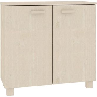 vidaXL Furniture Limited - Aparador Hamar Madera De Pino Maciza Marr&oacute;n