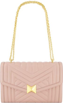 Mac Duggal Quilted Napa Leather Handbag