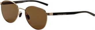 Porsche Design Womens P8945 54 54D Sunglasses - Gold - One Size