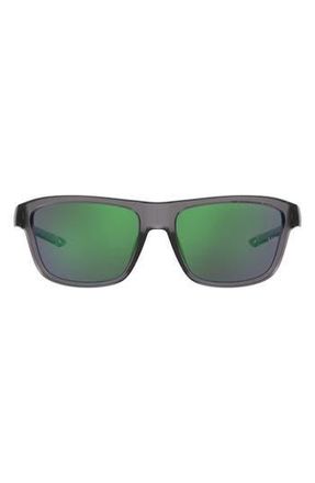 Under Armour Rumble Square Sunglasses in Crystal Grey at Nordstrom Rack