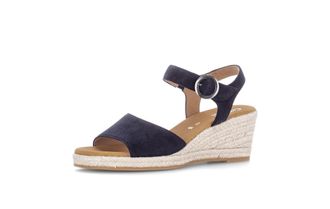 Gabor Monica Navy Womens Wedge Sandals 82.710.46
