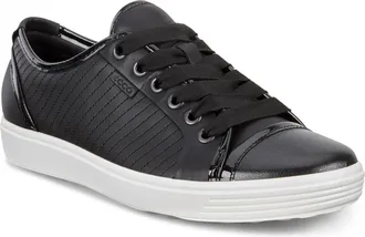 Ecco Womens Soft 7 Sneaker In Black/black