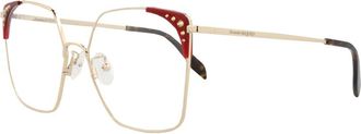 Alexander McQueen Alexander Mcqueen Womens Am0312o 56Mm Optical Frames