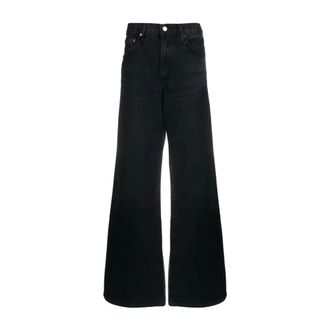 A Gold E Dames, Jeans, Zwart, Maat: W30