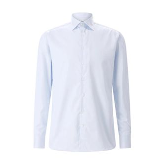 Stenstr&ouml;ms Casual Shirts - Heren - Zakelijke Overhemden - Blauw - 6XL - Katoen - Overhemden
