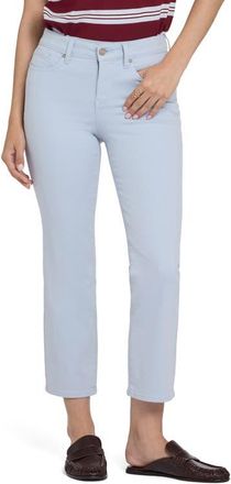 NYDJ Marilyn Straight Leg Ankle Jeans in Blue Clover at Nordstrom, Size 12