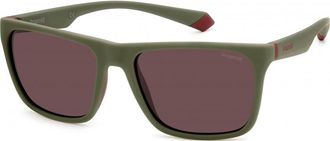 Polaroid Womens PLD 2141 57 0L9 Sunglasses - Green - One Size