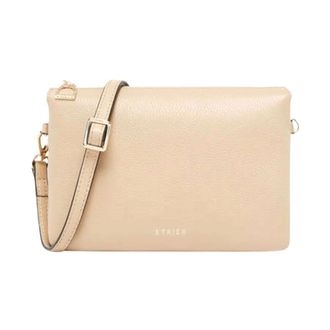 Etrier Tradition Crossbody Tas - Dames - Tassen - Beige - Maat: ONE Size Katoen