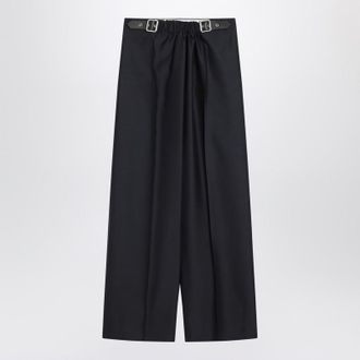 Loewe Navy And Trousers With Belt