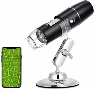 OEM Microscopio Digital, Endoscopio Wifi 50x-1000x, Soporte Met&aacute;lico, Compatible Con Smartphones O Tabletas Android E Ios