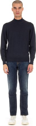 Drumohr Frosted Wool Turtleneck Sweater