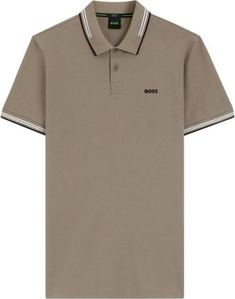HUGO BOSS Paul Polo - Heren - Polos - Groen - L - Katoen - Tops