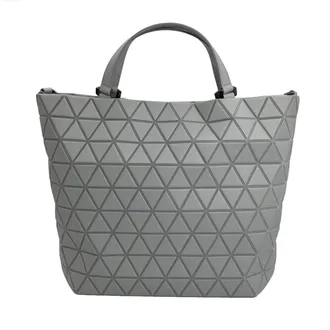 Issey Miyake Leather Polyester Handbag Shoulder Bag (Pre-Owned)