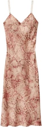 BA&SH Lange- vloeiende jurk - Dames - Casual kleedjes - Roze - M - Kleedjes