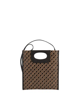 Gherardini Piattina Mini Flat Softy Canvas Leather Shoulder Bag
