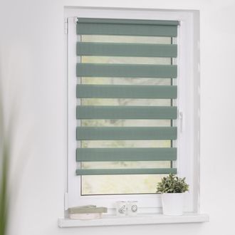 Lichtblick Original Doppelrollo »Duo Rollo Klemmfix, ohne Bohren, verspannt« halbtransparent verspannt Einfache Klemm-Montage ohne Bohren. Für Fenster & Türen geeignet