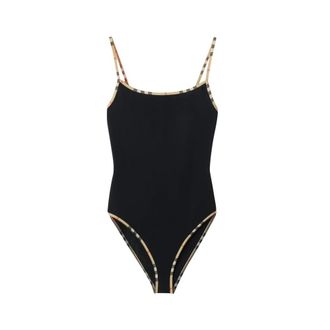Burberry Swimsuits, female, Black, XS, One-piece Swimsuit