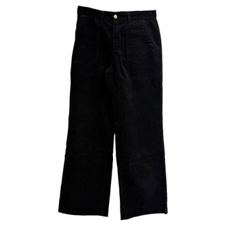 A.P.C. A. P.C. Achille Corduroy Trousers in Black Cotton