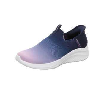 Skechers Womens Ultra Flex 3.0 Shoes, Navy Lavender, 7 UK