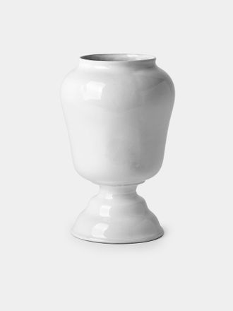 Astier De Villatte Apothicaire Hand-Glazed Ceramic Vase (13in/33.5cm)