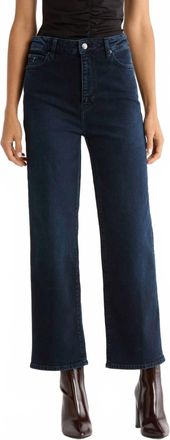 Frame Denim Wide High Waist Ankle Wide Leg Jeans In Untold
