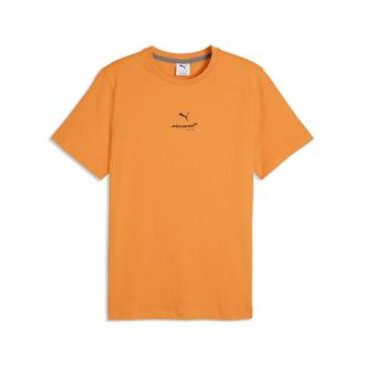 Puma Puma Mens Mclaren Racing Small Logo T-Shirt, Papaya, Medium
