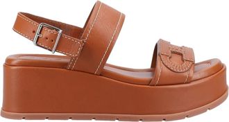 Hogan Schoenen, Dames, Bruin, 40 EU, Leer, H703 Sandaal
