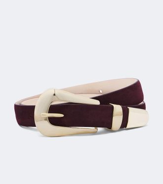 D&eacute;hanche D&eacute;hanche Colette suede belt