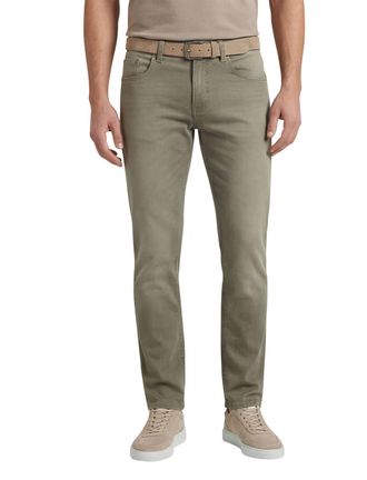 Pierre Cardin Lyon tapered fit broek bruin