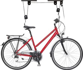 OEM Elevador De Bicicletas, Hasta 30 Kg, Altura M&aacute;xima Del Techo 4 M, Almacenamiento De Bicicletas, Garaje, S&oacute;tano, Negro, Adulto Unisex, 1 Unidad