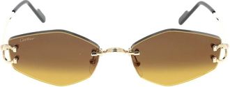 Cartier Accessoires, unisex, Geel, ONE Size, Zonnebril