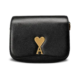 Ami Dames, Tassen, Zwart, Maat: ONE Size Leer
