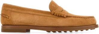 Tod's Stijlvolle Camel Suede Loafers - Dames - Loafers - Bruin - 40 EU - Su&egrave;de - Schoenen