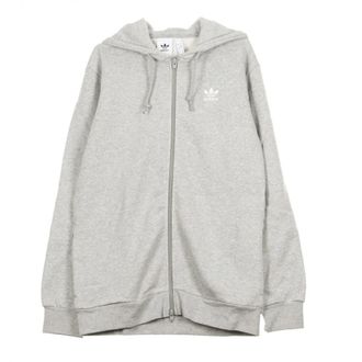 adidas Hooded Sweatshirt - Heren - Sportshirts - Grijs - XL - Katoen - Fitness