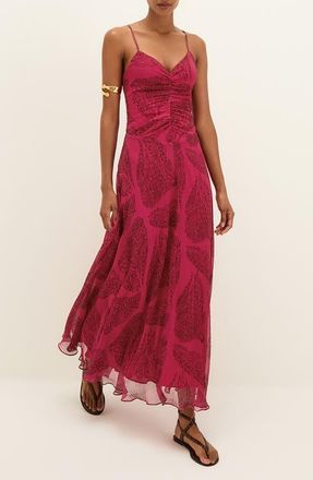 Vix Roseate Eira Cover-Up Maxi Dress in Pink Multi at Nordstrom, Size X-Large