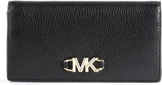 Michael Kors Portemonnee/kaarthouder - Dames - Portefeuilles - Zwart - ONE Size - Polyester - Accessoires