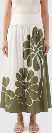 Farm Rio Gonna midi Farm Rio in cotone con stampa floreale