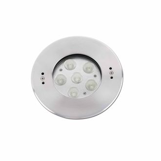 Netlighting Edel LED Outdoor Recessed Spotlight Matt Nickel IP68 in Grey
