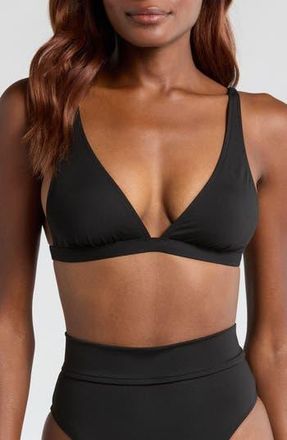 Bondi Born Aurelie Bikini Top in Black at Nordstrom Rack, Size X-Large