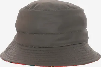 Grevi Womens Reversible Bucket Hat Green Wool