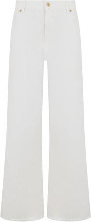 Darkpark Lisa Jeans - Dames - Loose Fit Jeans - Wit - W27 - Katoen - Jeans
