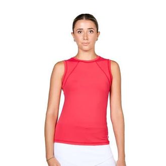 Sofibella UV Colors Womens Sleeveless Tennis Shirt in Berry Red at Nordstrom, Size X-Large