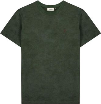 Faguo Faguo - Lugny T-shirt - Heren - Tops - Groen - Maat: XL Katoen