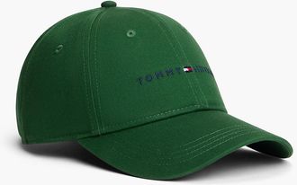 Tommy Hilfiger Mens Embroidered Tommy Logo Baseball Cap - Deep Evergreen