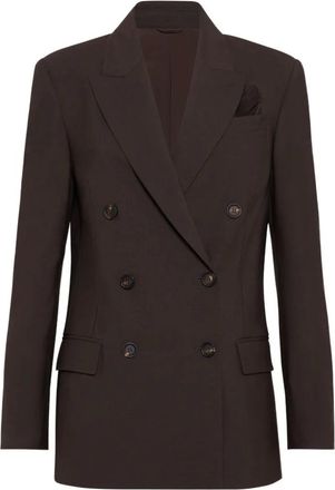 Brunello Cucinelli Mujer, Chaquetas, Marrón, Talla: S