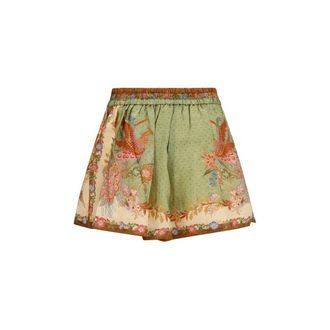 Zimmermann Womens Multicolor Silk Bermuda Shorts