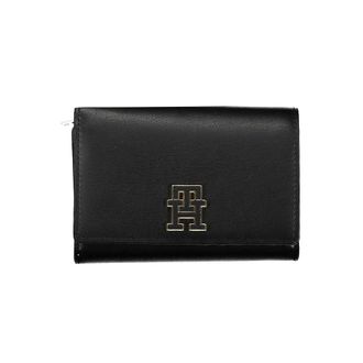 Tommy Hilfiger Accessoires, Dames, Zwart, ONE Size, Polyethyleen Portemonnee